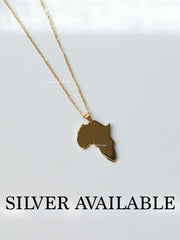 Africa Continent Necklace (2 Colors)